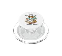 Slap An Idiot Day Funny Goose Seaside Humor PopSockets PopGrip for MagSafe