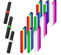 Slap Bands for Wrapping Paper,Wrapping Paper Roll Holder Clips,Silicone Snap Bands,Wrapping Paper Organizer,Poster Holder for Storage Stabilizer Slap Bands,Christmas Wrapping Must Haves(Multi Color,36