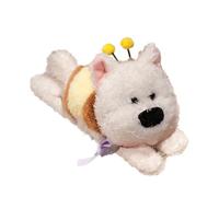 Slap Bracelet Dog Doll - Hugging action that wraps the Highland Terrier plush toy | Wrapped around the bracelet Capybara strollers | Plush animals for handling