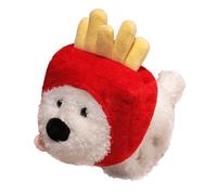 Slap Bracelet Dog Doll - Hugging action that wraps the Highland Terrier plush toy | Wrapped around the bracelet Capybara strollers | Plush animals for handling