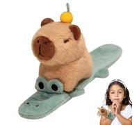 Slap Bracelet Plush Toys, Animal Slap Bracelets | Cute Plush Toy,Capybara Stuff, Animal Slap Bracelet For Birthday, Thanksgiving, Christmas, Cycling, Backpacks, Chairs