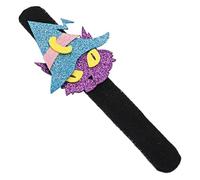 Slap Bracelets, Bag Stuffers, Lightweight Wristband Material Event Ready Costume Addition Wrist Fashion, Wristband for School Fall Festival Family Gathering Haunted House Halloween Parties