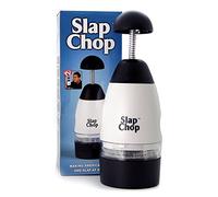 Slap Chop Original Slicer with Stainless Steel Blades | Vegetable Chopper Gadget | Mini Chopper for Salads | Kitchen Accessory White