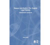 Slapper and Kelly's The English Legal System