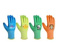 SLARMOR Kids Gardening Gloves for Ages 8-12, Children’s Nitrile-Coated Waterproof and Non-Slip Work Gloves for Girls & Boys