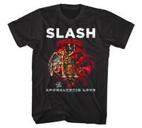 Slash Apocalyptic Love Album Men's T Shirt Myles Kennedy Conspirators Angel Black