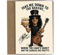 Slash Autograph Birthday Card A5 Size No1993