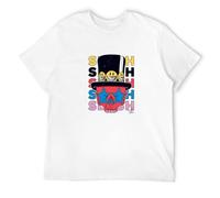 Slash Living The Dream Tour Men's T Shirt Skull Hat Guitarist Concert Size L White