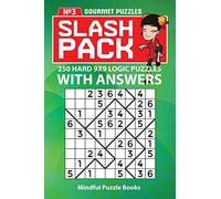 Slash Pack: 250 Hard 9x9 Logic Puzzles with Answers: Volume 3 (Slash Pack Books)