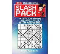 Slash Pack: 250 Medium to Hard 9x9 Logic Puzzles with Answers: Volume 5 (Slash Pack Books)