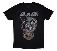 Slash Unisex T-Shirt: Skull Guitar Snake (XX-Large)