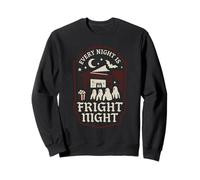 Slasher Film Addict Horror Flick Junkie Cult VHS Chaos Sweatshirt
