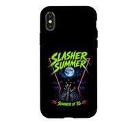 Slasher Summer 1986 Retro Horror Movie Summerween Graphic Case for iPhone X/XS