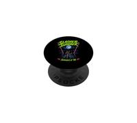 Slasher Summer 1986 Retro Horror Movie Summerween Graphic PopSockets Adhesive PopGrip