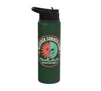 Slasher Summer Club Horror Fan Saying Stainless Steel Insulated Water Bottle