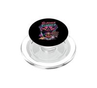 slasher summer horror halloween funny PopSockets PopGrip for MagSafe