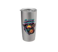 Slasher Summer Horror Retro 80s Stainless Steel Insulated Tumbler