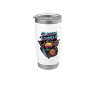 Slasher Summer Horror Retro 80s Stainless Steel Insulated Tumbler