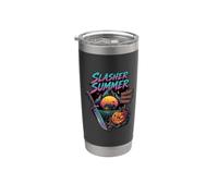 Slasher Summer Horror Retro 80s Stainless Steel Insulated Tumbler