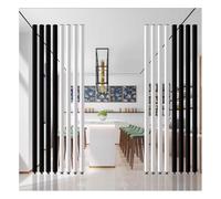 Slat Room Dividers Floor to Ceiling,Freestanding Modern Wall Post Partition,Aluminum alloy material Privacy Screens Post,for Entrance Restaurant Office Decor Column(8 root,150cm/59.0in/4.92ft)