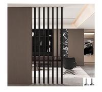 Slat Room Dividers Floor to Ceiling, Screen Wall Partition, Room Divider Slats Post, Separation Deviders Column, for Home Apartment Entrance Decor,Free choice of color(7root,155cm/61.0in/5.08ft)