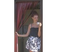 Slat type Door Curtain,Bug Blind,Fly Blind,Strip Blind-'MILANO' - 80cm wide x 200cm drop