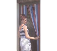 Slat type Door Curtain,Bug Blind,Fly Blind,Strip Blind-'RED/WHITE/BLUE'- 80cm wide x 200cm drop