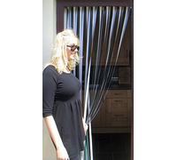 Slat type Door Curtain/Fly Blind- SILVER/WHITE/GREEN- 80cm wide x 200cm drop