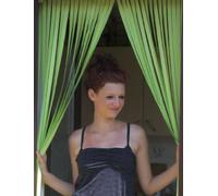 Slat type Door Curtain/Fly Blind- With pair of screw in hooks for wooden frames (CITRUS) 80cm wide x 200cm drop