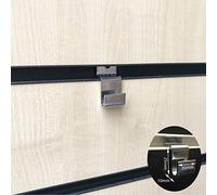 Slat Wall SLATWALL Fittings PRONGS ARMS Hooks Retail Display Shop Fittings (10x Picture J Hook)