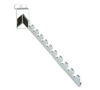 Slat Wall SLATWALL Fittings PRONGS ARMS Hooks Retail Display Shop Fittings (1x 10 NOTCHES Waterfall ARM)