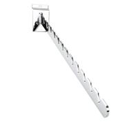 Slat Wall SLATWALL Fittings PRONGS ARMS Hooks Retail Display Shop Fittings (1x 12 NOTCHES Waterfall ARM)