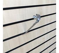 Slat Wall SLATWALL Fittings PRONGS ARMS Hooks Retail Display Shop Fittings (Rail Support ARM (Pair))