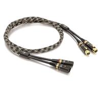 Slate Audio Viablue NF S1 Quattro Silver XLR STEREO -cable (1 piece): 50cm/0.5m