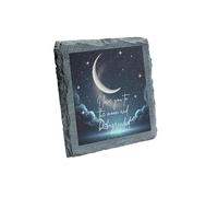 Slate Coaster - Love You to the Moon and Back, Grandad Celestial Night Design (slco-kf25-moon&bkgdadkvd)
