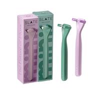 Slate Flosser Mini Reusable Floss Pick 2-Pack, Lilac Mint nHa Travel Set