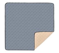 Slate Gray Solid Color Pure Plain Large Non-Slip Baby Activity Play Mat for Indoor Outdoor Lightweight Infant Play Activity Mat for Babies Infants Toddlers, 50'' x 50''