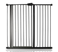 Safetots Extra Tall Metal Safety Gate Pressure Fit, 100.8Cm - 108.4Cm, Slate Grey, 104Cm In Height, Extra Tall Baby Gate, Grey