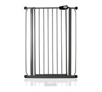 Safetots Extra Tall Metal Safety Gate Pressure Fit, 81.4Cm - 89Cm, Slate Grey, 104Cm In Height, Extra Tall Baby Gate, Grey