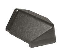 Slate Grey Enviro Tile Roof Hip End Cap Slate Lightweight Synthetic Plastic Roofing