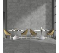 Slate Grey Slate Effect Matt Porcelain Indoor Wall & Floor Tiles - Sample Piece 150mm X 150mm