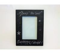 Slate photo frame "Grans are the real superheroes of the world!"