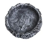 Slate Reptile Basking Rock Platform Reptile Feeding Water Dish Food Bowl