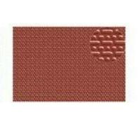 Slater's Embossed Plastikard 2mm 'N' Gauge 0402 Red Brick English Bond Styrene Plastic Sheet