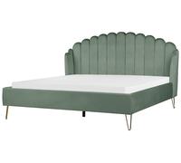 Bed Velvet AMBILLOU 180 x 200 cm (EU Super King) Green