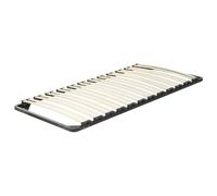 Beliani Slatted Bed Base Combourg 90 X 200 Cm (eu Single), Black