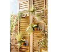 Slatted Wall Planter - 2