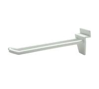 Slatwall 100mm Euro Hooks in White for Shop Display (EURO57/W) (20)
