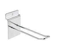 SLATWALL 12” EURO HOOKS X 50 IN CHROME (J7/12)