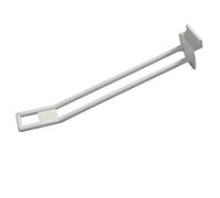 Slatwall 150mm Euro Double Prong Hooks in White for Shop Display (EURO59) (10)